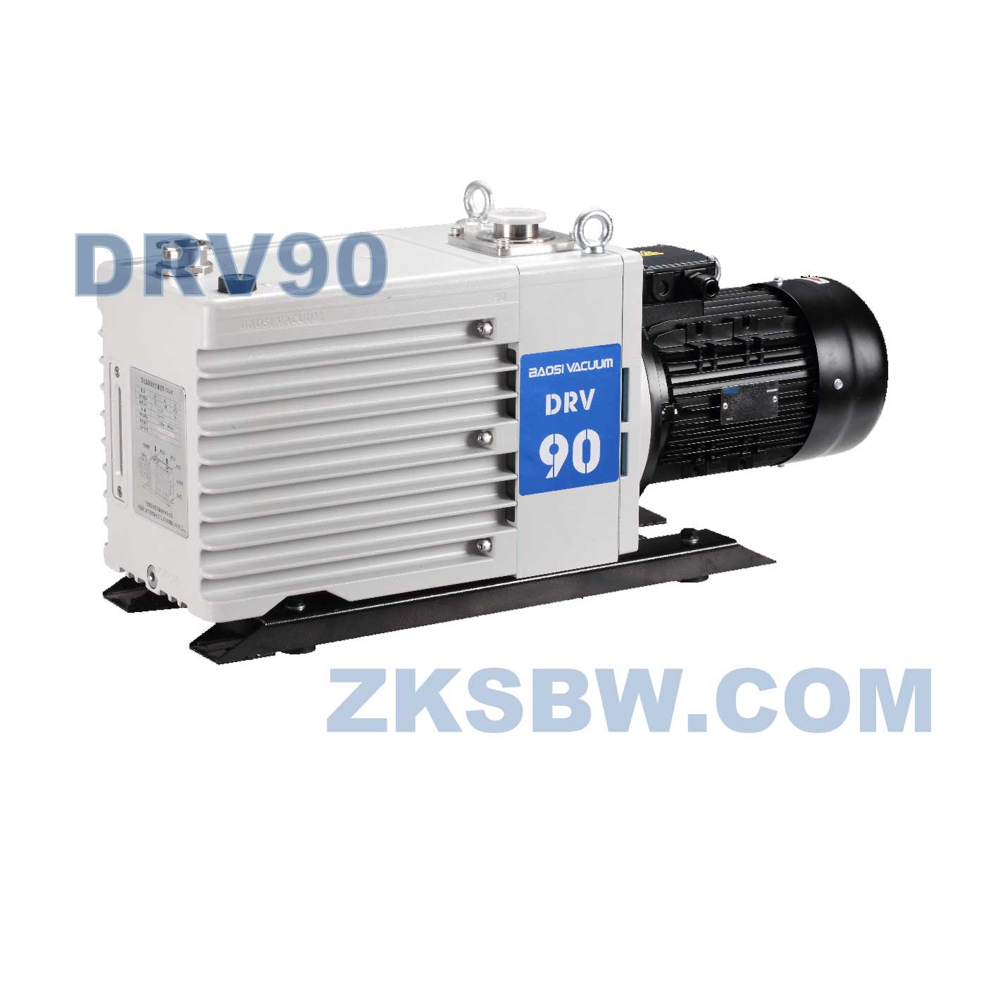 BAOSI 84CBM/H Two-stage Oil Sealed Rotary Vane Vacuum Pump DRV90 Color RAL7047